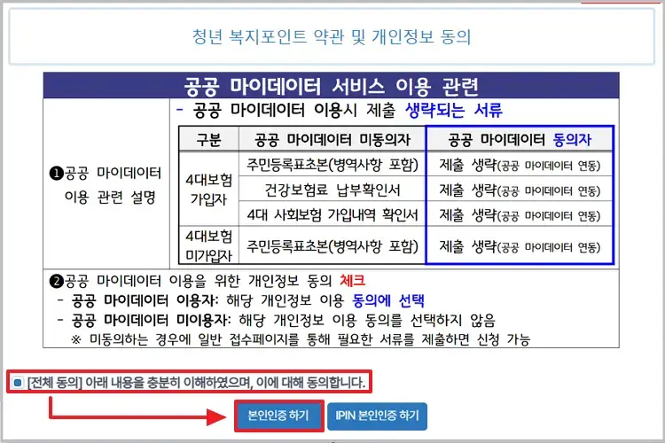 청년복지포인트 신청 방법(3)